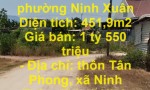 ĐẤT ĐẸP - CHÍNH CHỦ CẦN BÁN LÔ ĐẤT VỊ TRÍ ĐẸP Tại Ninh Xuân, Ninh Hòa- GIÁ ĐẦU TƯ