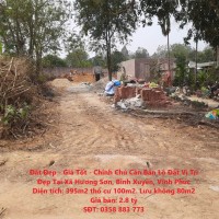Đất Đẹp - Giá Tốt - Chính Chủ Cần Bán Lô Đất Vị Trí Đẹp Tại Xã Hương Sơn, Bình Xuyên, Vĩnh Phúc