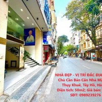 NHÀ ĐẸP - VỊ TRÍ ĐẮC ĐỊA - Chính Chủ Cần Bán Căn Nhà Mặt Tiền Thụy Khuê, Tây Hồ, Hà Nội