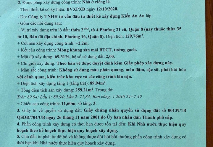 ĐẤT SIÊU ĐẸP - GIÁ ĐẦU TƯ CẦN Bán Nhanh Đất đường An Dương Vương, Phường 16, Quận 8, HCM.
