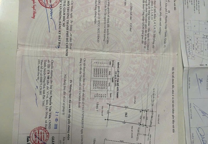 BÁN CĂN NHÀ PHỐ  Hẻm 1/ Hẻm 525, Đường HT17, Phường Hiệp Thành, Hẻm Xe Hơi