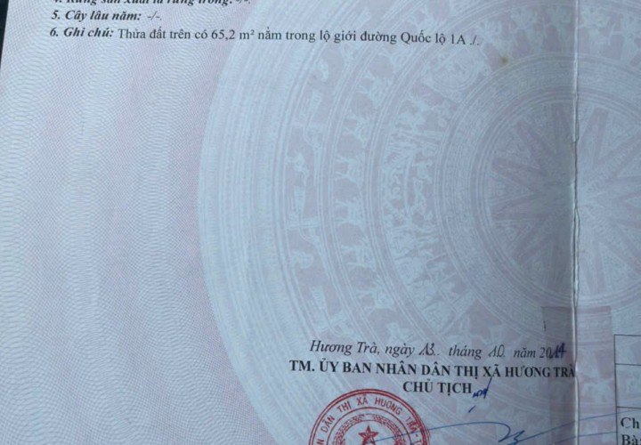 NHÀ ĐẸP - GIÁ TỐT -CẦN BÁN CĂN NHÀ TẠI 116 Lý Nhân Tông, Hương Chữ, Hương Trà, TP. Huế, THỪA THIÊN HUẾ