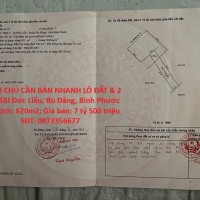 CHÍNH CHỦ CẦN BÁN NHANH LÔ ĐẤT & 2 KIOT TẠI Đức Liểu, Bù Đăng, Bình Phước