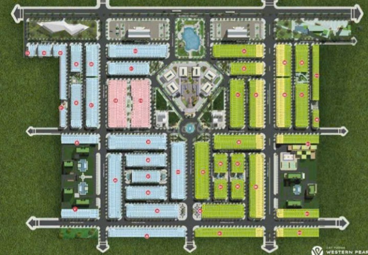 CHÍNH CHỦ Cần Bán 2 Lô Liền Kề Khu Đô Thị Cát Tường, Phường 5, TP Vị Thanh, Hậu Giang
