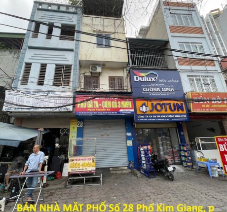 BÁN NHÀ MẶT PHỐ PHƯỜNG KIM GIANG, Q Thanh Xuân - KINH DOANH CỰC ĐỈNH - VỈA HÈ 10M