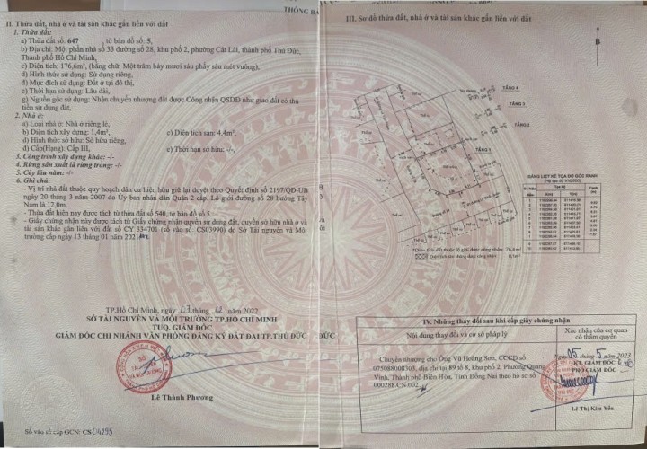 ĐẤT SIÊU ĐẸP + GIÁ ĐẦU TƯ Chính Chủ Cần Bán Lô Đất Vị Trí Đẹp Tại Phường Cát Lái TP Thủ Đức