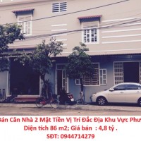 Chính Chủ Cần Bán Căn Nhà 2 Mặt Tiền Vị Trí Đắc Địa Khu Vực Phường Nhơn Bình.