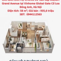 CẦN BÁN CĂN HỘ CHUNG CƯ Cao Cấp Masteri Grand Avenue tại Vinhome Global Gate Cổ Loa Đông Anh, Hà Nội