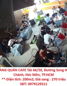 CHÍNH CHỦ SANG QUÁN CAFE TẠI 66/5E, Đường Song Hành, Xã Trung Chánh, Hóc Môn, TP.HCM
