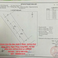 Chính Chủ Cần Bán NHÀ 3 TẦNG  237m2 Phố Ngọc Thụy, Ngọc Thụy, Long Biên, Hà Nội