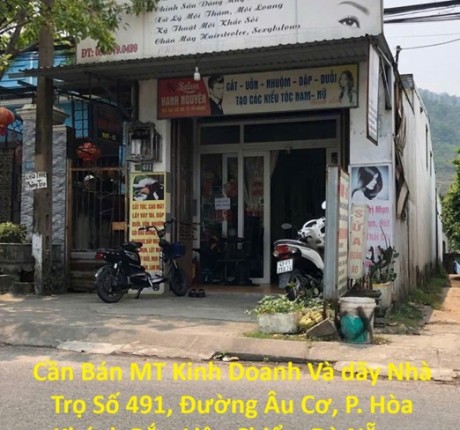 Cần Bán MT Kinh Doanh Và dãy Nhà Trọ Số 491, Đường Âu Cơ, P. Hòa Khánh Bắc, Liên Chiểu, Đà Nẵng.