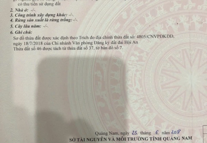Cần Bán 2 Lô Đất Liền Kề Tại  Khối Bàu Súng, Phường Thanh Hà, Thành Phố Hội An, Tỉnh Quảng Nam.