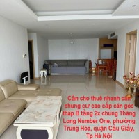 Cần cho thuê nhanh căn chung cư cao cấp Thăng Long Number One view đẹp tại quận Cầy Giấy, TP Hà Nội