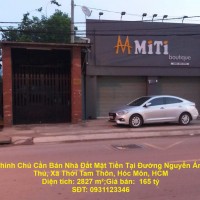 Chính Chủ Cần Bán Nhà Đất Mặt Tiền Tại Đường Nguyễn Ảnh Thủ, Xã Thới Tam Thôn, Hóc Môn, HCM