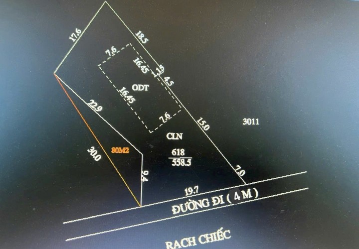 Chính Chủ Cần Bán Lô Đất Vị Trí Đẹp Lô hậu tân thạnh Tây, Phường Ba Láng, Q. Cái Răng, Cần Thơ