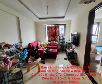 Bán căn chung cư IEC Thanh Trì Căn hộ tầng cao view đẹp- giá tốt.