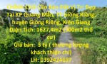 CHÍNH CHỦ Cần Bán Đất Vị Trí Đẹp Tại TT Giồng Riềng, Kiên Giang