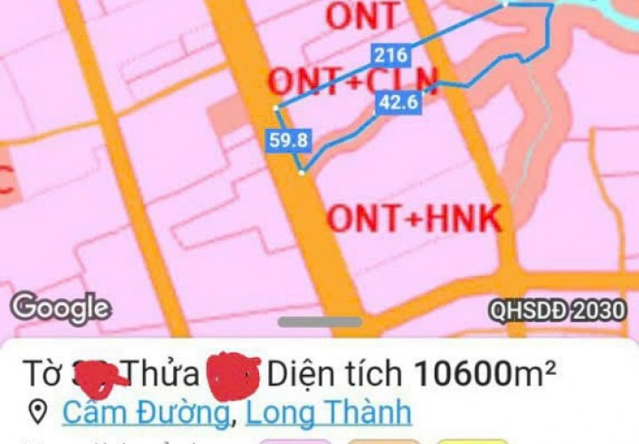 Sở Hữu Ngay LÔ ĐẤT CHÍNH CHỦ Vị Trí Đẹp Tại Xã Cẩm Đường, Huyện Long Thành, Tỉnh Đồng Nai