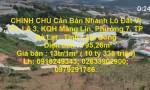 CHÍNH CHỦ Cần Bán Nhanh Lô Đất Vị Trí Tại TP Đà Lạt, Tỉnh Lâm Đồng