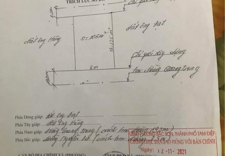 CHÍNH CHỦ Cần Bán Nhanh Căn Nhà vị trí đẹp tại TP Tam Điệp, tỉnh Ninh Bình