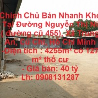 Chính Chủ Bán Nhanh Kho Tại Đường Nguyễn Thị Ni ( đường cũ 455), Xã Trung An, Củ Chi, Hồ Chí Minh