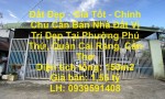 Đất Đẹp - Giá Tốt - Chính Chủ Cần Bán Nhà Đất Vị Trí Đẹp Tại Phường Phú Thứ, Quận Cái Răng, Cần Thơ