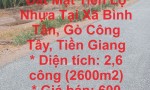 CHÍNH CHỦ Bán Đất Mặt Tiền Lộ Nhựa Tại Xã Bình Tân, Gò Công Tây, Tiền Giang