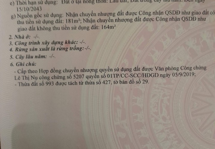 CHÍNH CHỦ CẦN BÁN NHANH  2 LÔ ĐẤT MẶT TIỀN TẠI Xã Lộc Thành, huyện Bảo Lâm, tỉnh Lâm Đồng