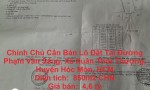 Chính Chủ Cần Bán Lô Đất Tại Đường Phạm Văn Sáng, Xã Xuân Thới Thượng, Huyện Hóc Môn, HCM