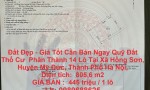 Đất Đẹp - Giá Tốt Cần Bán Ngay Quỹ Đất Thổ Cư  Phân Thành 14 Lô Tại  Hồng Sơn, Mỹ Đức.