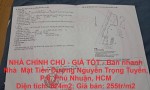 NHÀ CHÍNH CHỦ - GIÁ TỐT - Bán nhanh Nhà  Mặt Tiền Đường Nguyễn Trọng Tuyển, P 8, Phú Nhuận, HCM