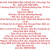 CHÍNH CHỦ CẦN BÁN CĂN CHUNG CƯ  Phúc Đạt Tower Dĩ An – GIÁ CỰC HẤP DẪN