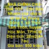 NHÀ CHÍNH CHỦ- GIÁ TỐT - Cần Bán Nhanh căn nhà vị trí tại huyện Hóc Môn, TPHCM