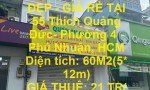 CHO THUÊ MẶT BẰNG VỊ TRÍ SIÊU ĐẸP - GIÁ RẺ TẠI 55 Thích Quảng Đức- Phường 4 - Phú Nhuận, HCM