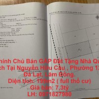 Chính Chủ Bán GẤP Đất Tặng Nhà Quy Hoạch Tại TP Đà Lạt ,Lâm Đồng