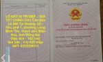 LÔ ĐẤT VỊ TRÍ ĐẸP -  GIÁ TỐT CHÍNH CHỦ Cần Bán Lô Đất Tại Tp Biên Hòa, tỉnh Đồng Nai