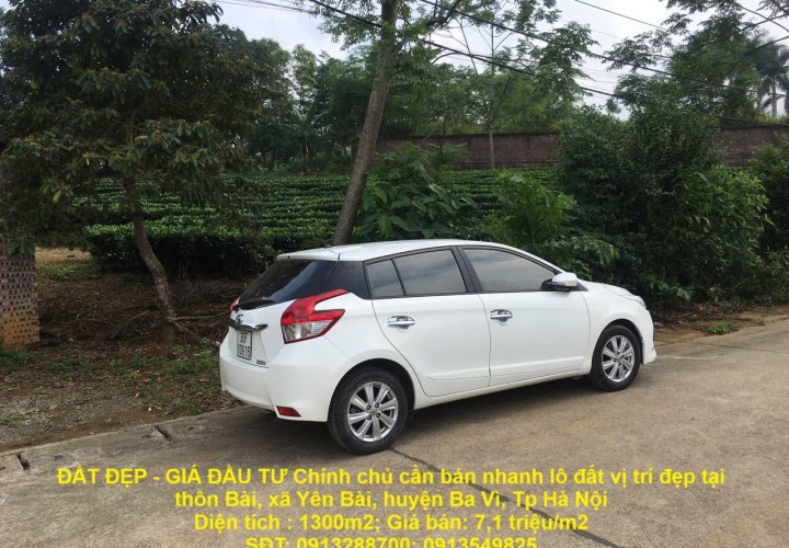 ĐẤT ĐẸP - GIÁ ĐẦU TƯ Chính chủ cần bán nhanh lô đất vị trí đẹp tại huyện Ba Vì, Tp Hà Nội