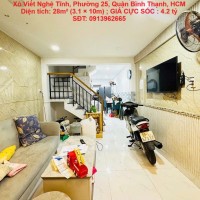 HOT HOT HOT !!!  BÁN NHÀ ĐẸP 1 trệt - 2 LẦU – XÔ VIẾT NGHỆ TĨNH – 4.2 TỶ – SHR