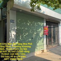 CHÍNH CHỦ Bán Đất Tặng Nhà Phố Vũ Tông Phan, Phường Khương Đình, Thanh Xuân, Hà Nội