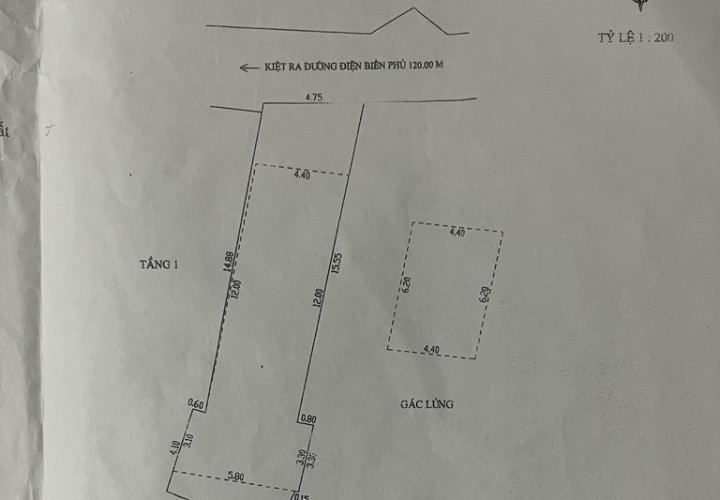 Bán nhà chính chủ kiệt 260 đường Điện Biên Phủ, Phường Chính Gián, Quận Thanh Khê, TP Đà Nẵng