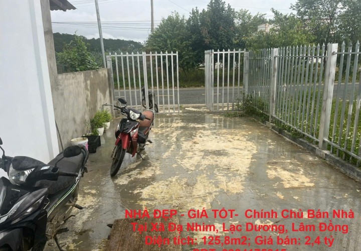 NHÀ ĐẸP - GIÁ TỐT-  Chính Chủ Bán Nhà Tại Xã Đạ Nhim, Lạc Dương, Lâm Đồng