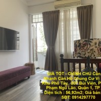 GIÁ TỐT - CHÍNH CHỦ Cần Bán Nhanh Căn Hộ Chung Cư Vị Trí Tại Quận 1, TP HCM
