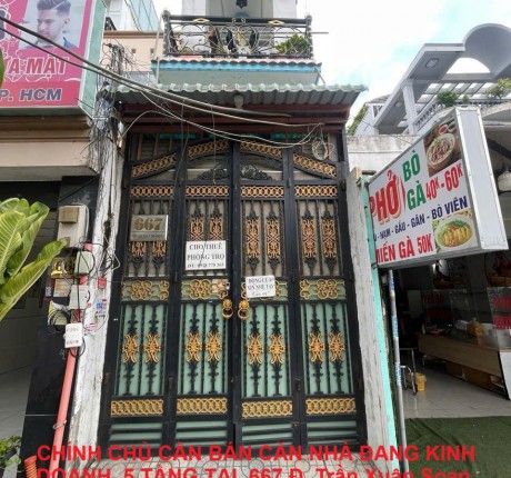 CHÍNH CHỦ CẦN BÁN CĂN NHÀ ĐANG KINH DOANH 5 TẦNG TẠI 667 Đ. Trần Xuân Soạn, Tân Hưng, Q. 7, HCM