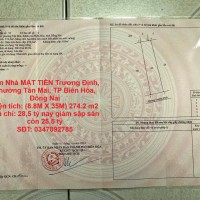 Bán Nhà MẶT TIỀN Trương Định, Phường Tân Mai, TP Biên Hòa, Đồng Nai