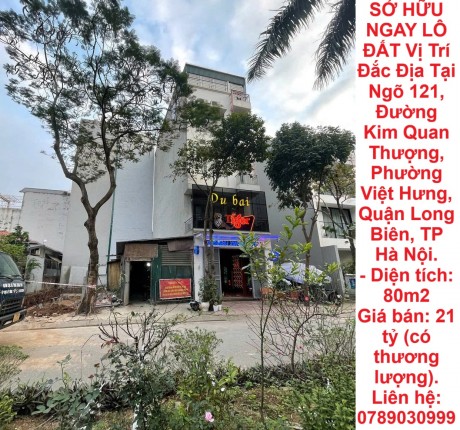 SỞ HỮU NGAY LÔ ĐẤT Vị Trí Đắc Địa Tại Phường Việt Hưng, Quận Long Biên, TP Hà Nội.