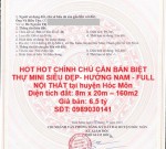 HOT HOT CHÍNH CHỦ CẦN BÁN BIỆT THỰ MINI SIÊU ĐẸP- HƯỚNG NAM - FULL NỘI THẤT tại huyện Hóc Môn