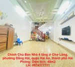 Chính Chủ Bán Nhà 4 tầng ở Chợ Lũng, phường Đằng Hải, quận Hải An, thành phố Hải Phòng
