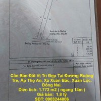 Cần Bán Đất Vị Trí Đẹp Tại Đường Ruộng Tre, Ấp Thọ An, Xã Xuân Bắc, Xuân Lộc. Đồng Nai.