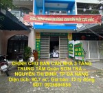 CHÍNH CHỦ BÁN CĂN NHÀ 3 TẦNG TRUNG TÂM Quận SƠN TRÀ –  NGUYỄN THỊ ĐỊNH, TP ĐÀ NẴNG
