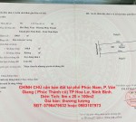 CHÍNH CHỦ cần bán đất tại phố Phúc Nam, P. Vân Giang ( Phúc Thành cũ) TP Hoa Lư, Ninh Bình.